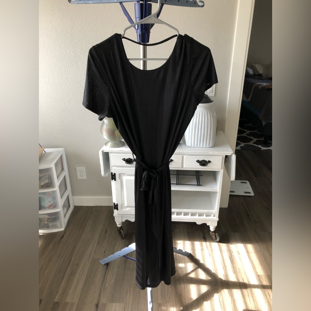 Black V cut open back by JOA